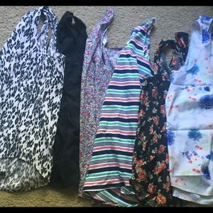 6 tank tops!